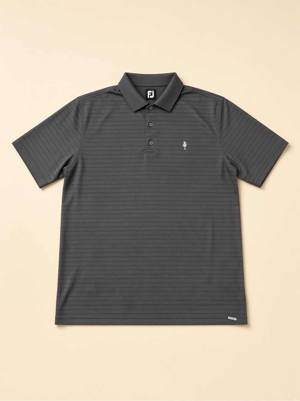 FootJoy FJ Men’s XL Charcoal Stripe Golf Polo
